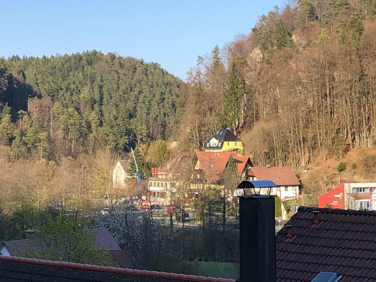 Hotel Landgasthof Frankenstern Goessweinstein Buitenkant foto